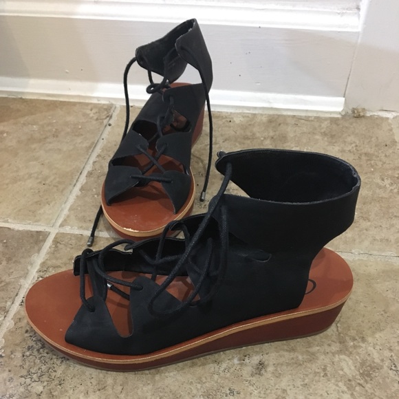 SOLD — Black Gladiator Sandals - Picture 4 of 4